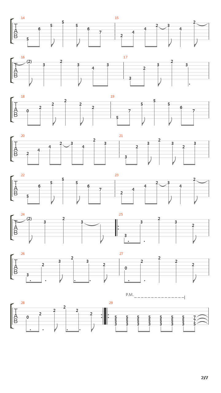 Sana吉他谱
