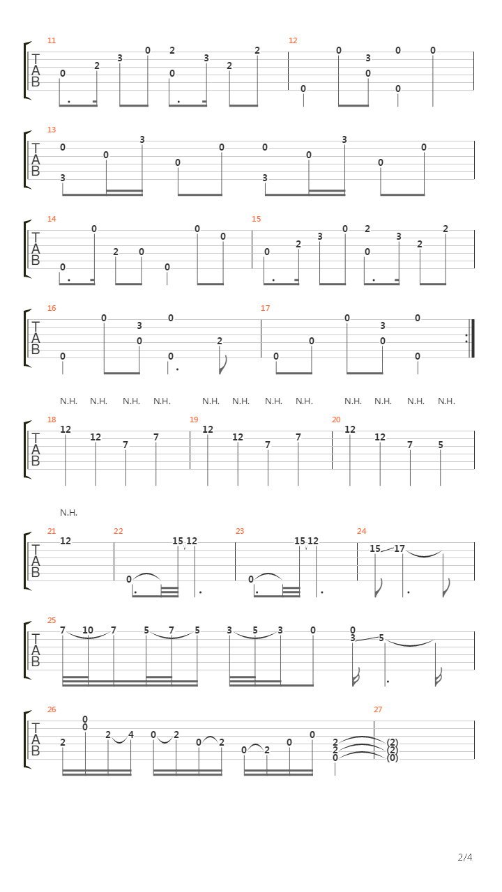 乡愁四韵吉他谱