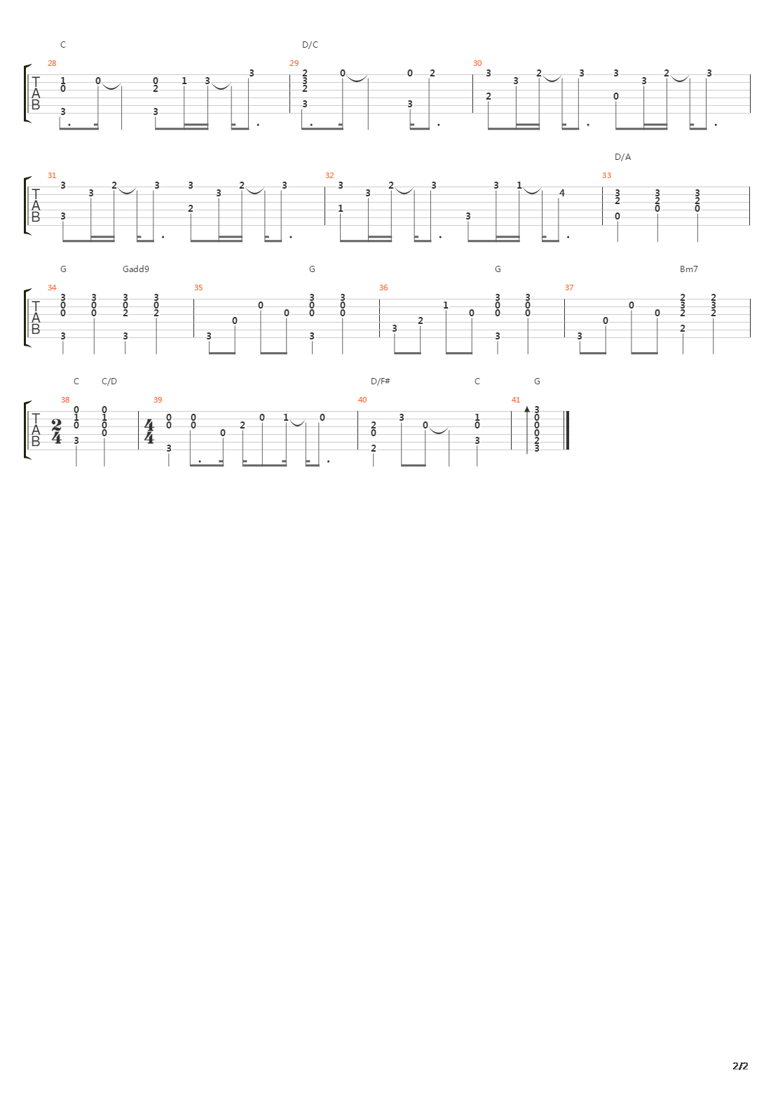 写给他们的歌吉他谱_TF家族_G调弹唱77%单曲版 - 吉他世界