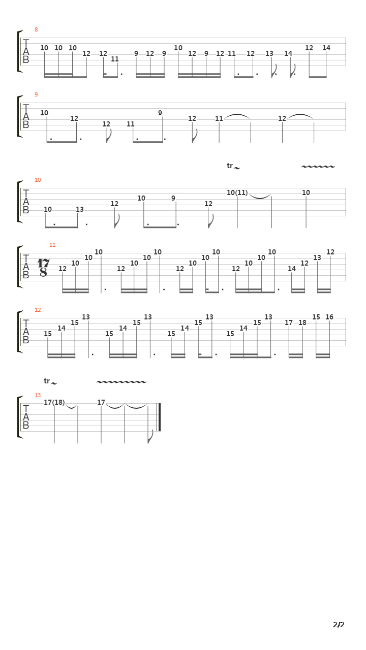 Castlevania(恶魔城) - The Beginning Stage 1吉他谱