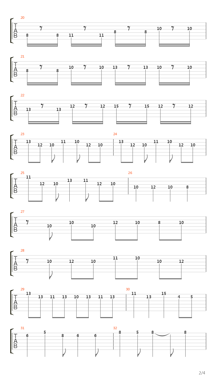 Cave Story(洞窟物语) - Mimiga Town(咪咪卡村落)吉他谱