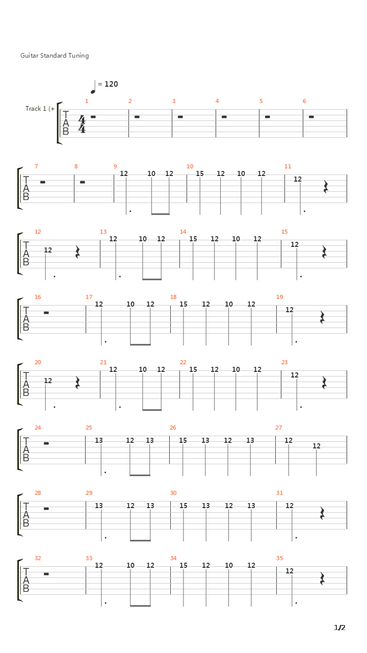 Cave Story(洞窟物语) - Pulse(脉动)吉他谱