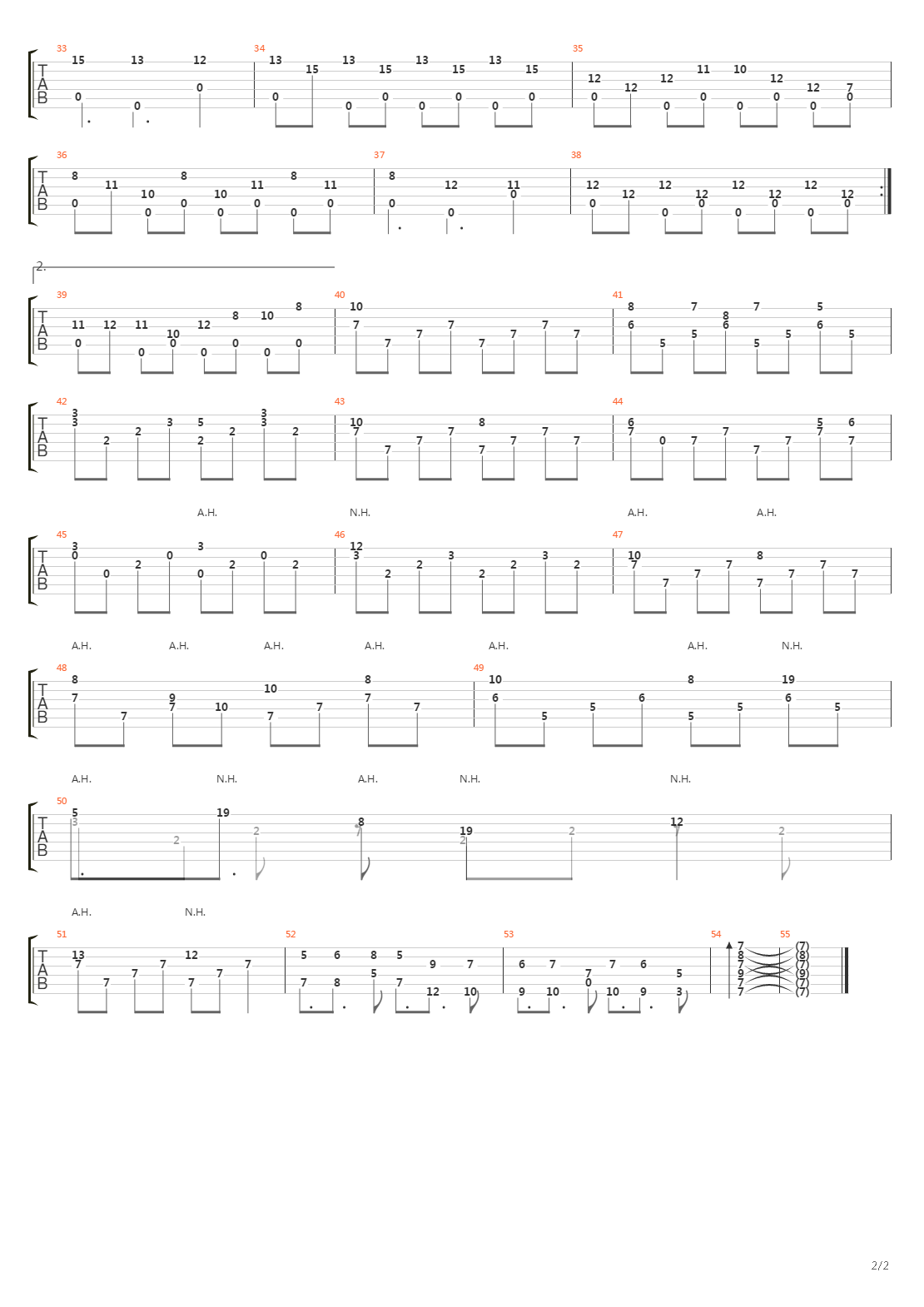 Cave Story(洞窟物语) - Running Hell(地狱疾走)吉他谱