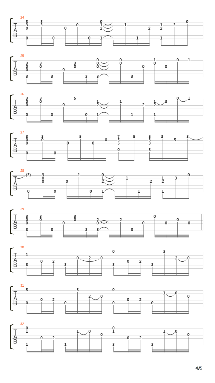 Donkey Kong(大金刚) - Level 1吉他谱