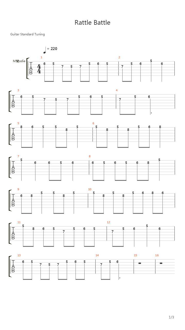 Donkey Kong(大金刚) - Snakey Chantey吉他谱