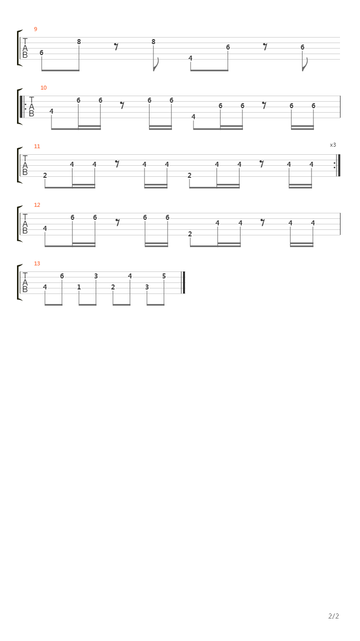 Fairlight - In-Game Theme吉他谱