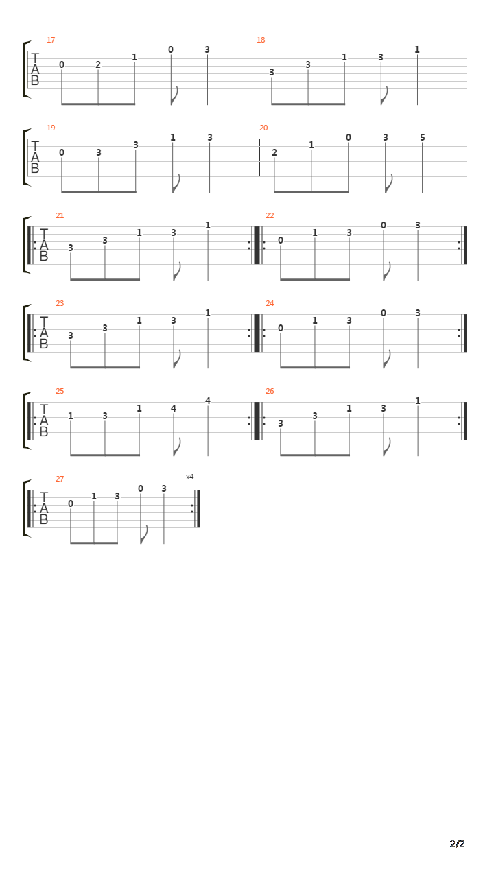 Legend of Legaia(雷盖亚传说) - Jeremi吉他谱