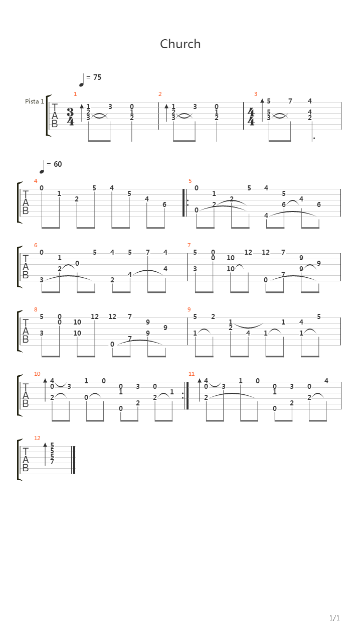 Legend of Zelda(塞尔达传说) - Church吉他谱