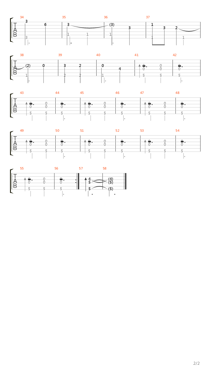 Legend of Zelda(塞尔达传说) - Oshus's Theme吉他谱