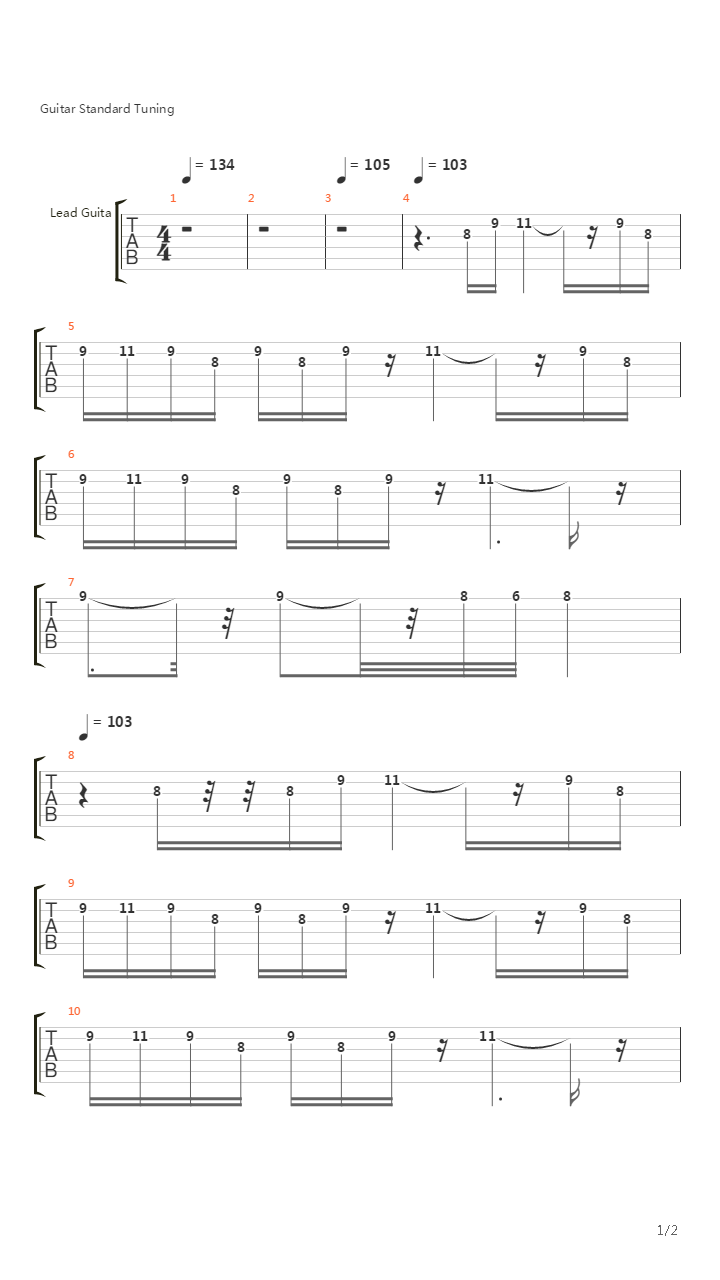 Legend of Zelda(塞尔达传说) - Title Screen吉他谱