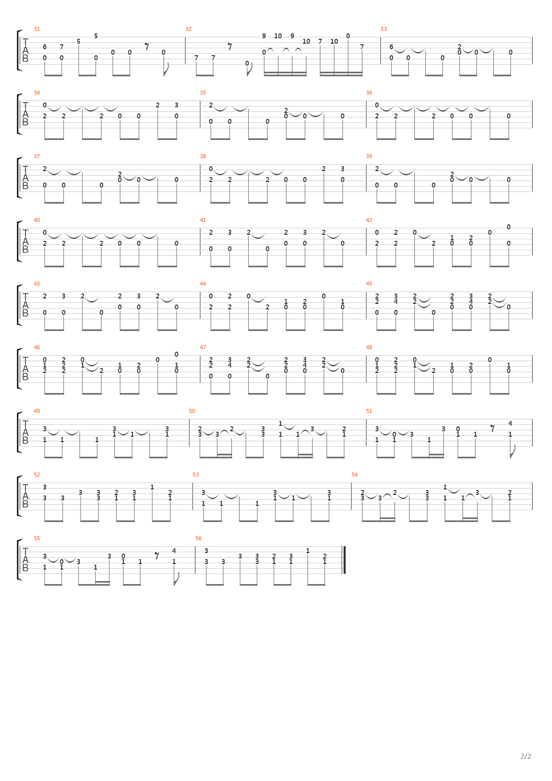 Lemmings(旅鼠) - Level 8 Fun Setting吉他谱