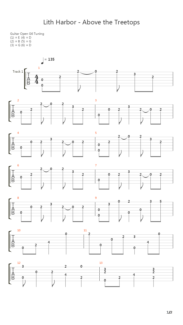 Maple Story(冒险岛) - Lith Harbor吉他谱