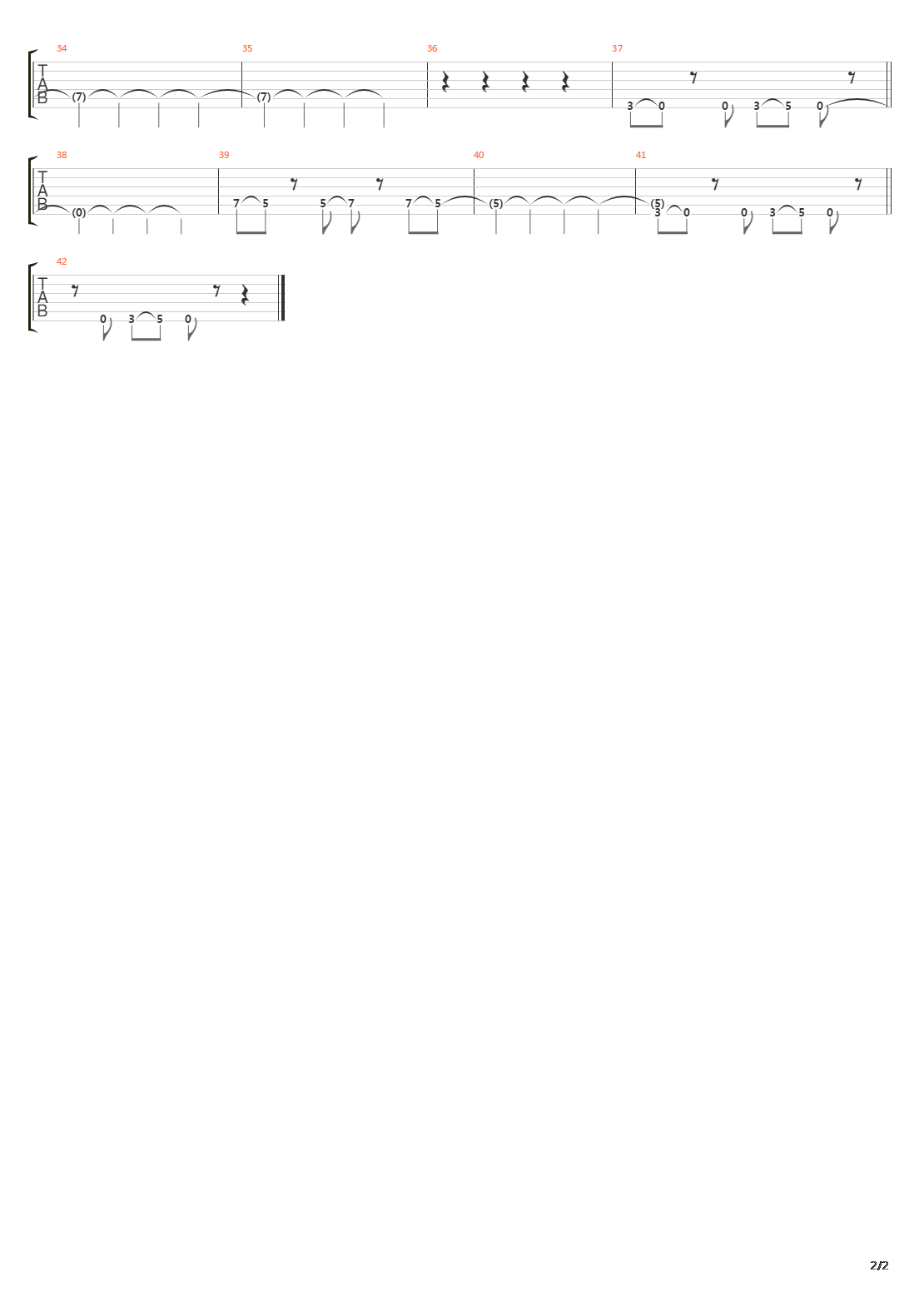 Rocksmith(摇滚史密斯) - Hammer-ons Pull-offs Challenge吉他谱