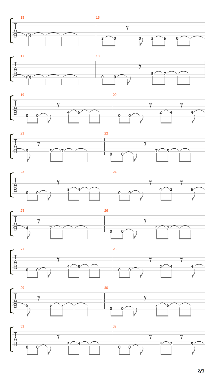 Rocksmith(摇滚史密斯) - Hammer-ons Pull-offs Challenge吉他谱