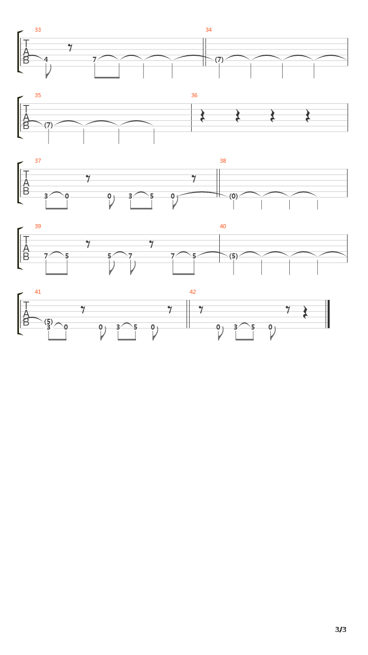 Rocksmith(摇滚史密斯) - Hammer-ons Pull-offs Challenge吉他谱