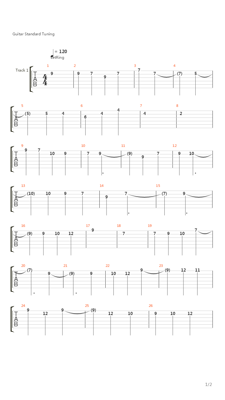 黄金太阳 - Ivan's Theme(伊万)吉他谱