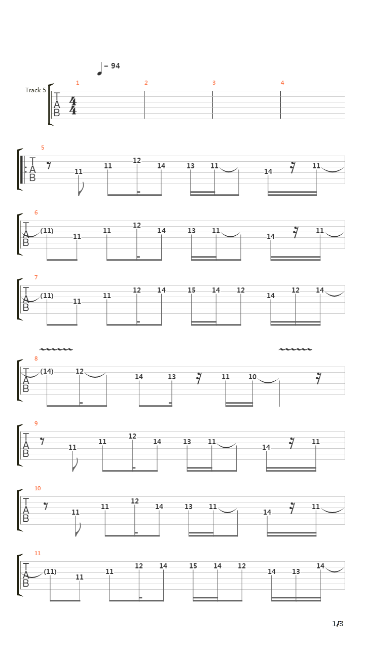 街头霸王2 - Ken Theme(肯)吉他谱