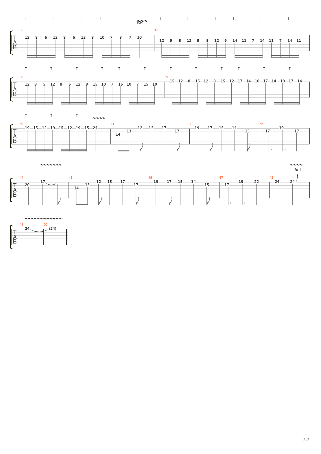 街头霸王4 - Volcanic Rim吉他谱