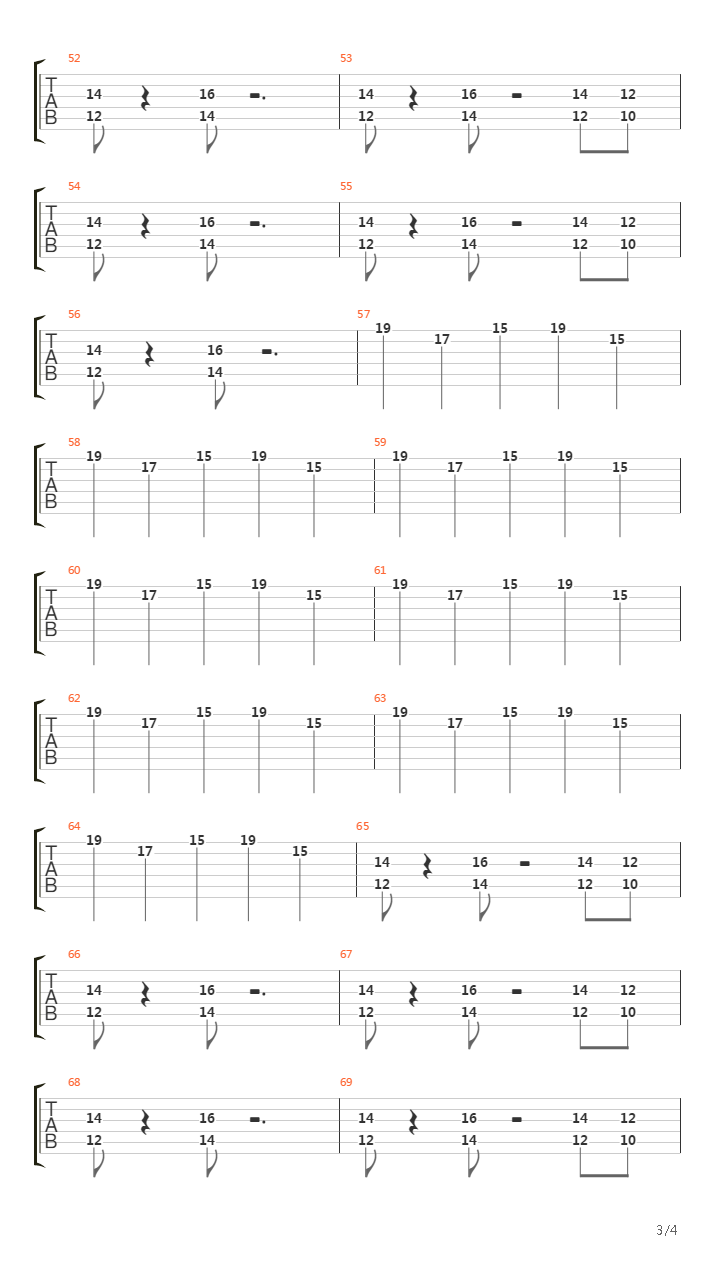 浪客剑心 - battousai hutatabi吉他谱