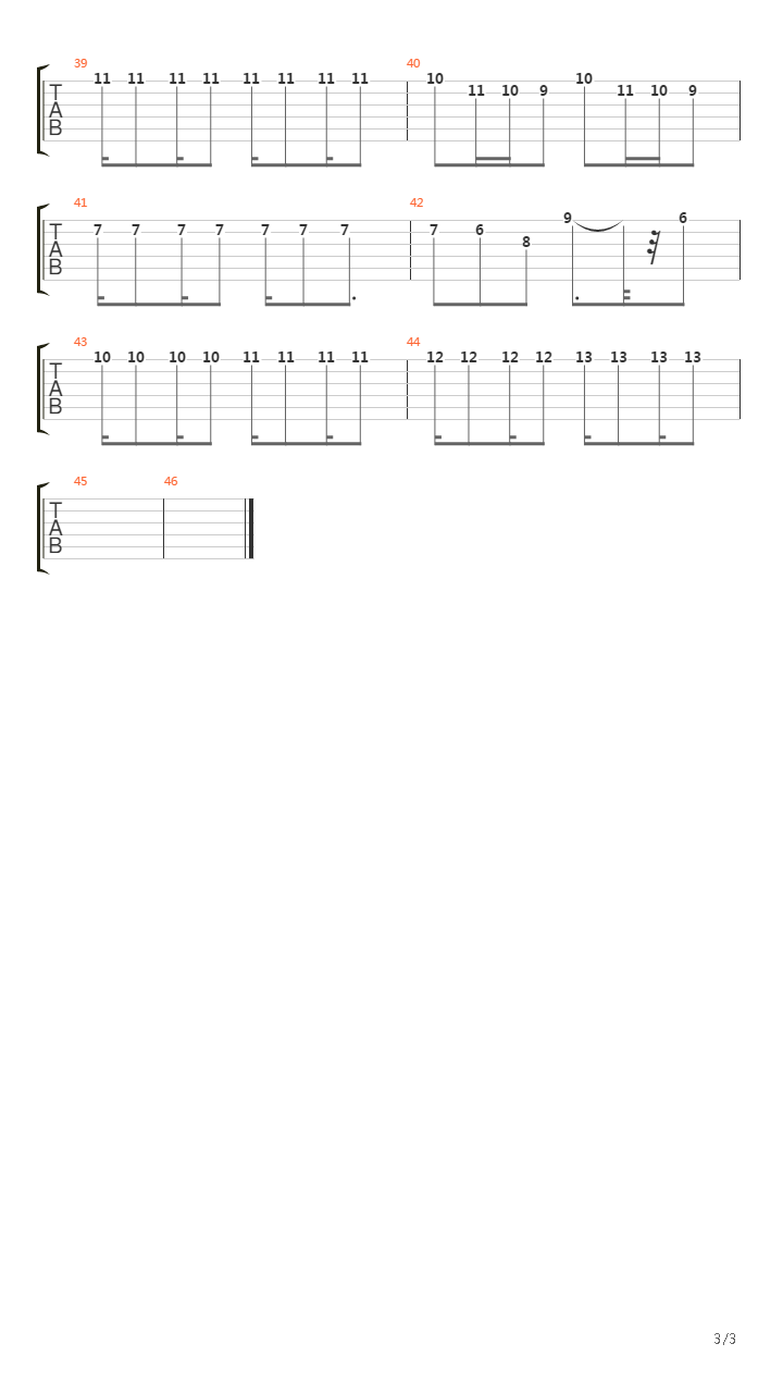 Mega Man(洛克人) - Blizzard Buffalo's Stage(冷冻冰牛)吉他谱