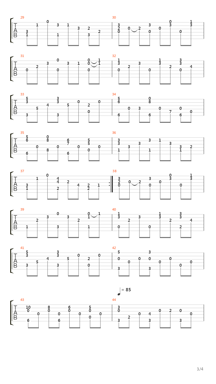 Mega Man(洛克人) - Dark Man's (Stage)吉他谱