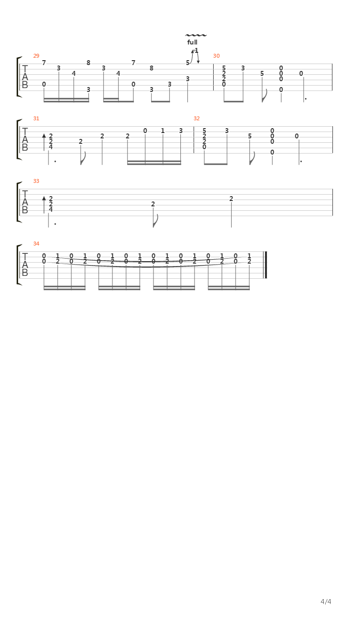 Mega Man X5(洛克人X5) - Ending Credits吉他谱