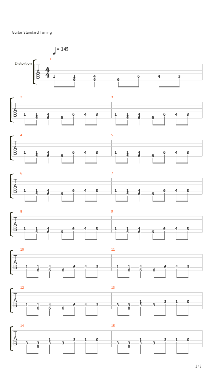 洛克人 X6 - Gate Theme吉他谱