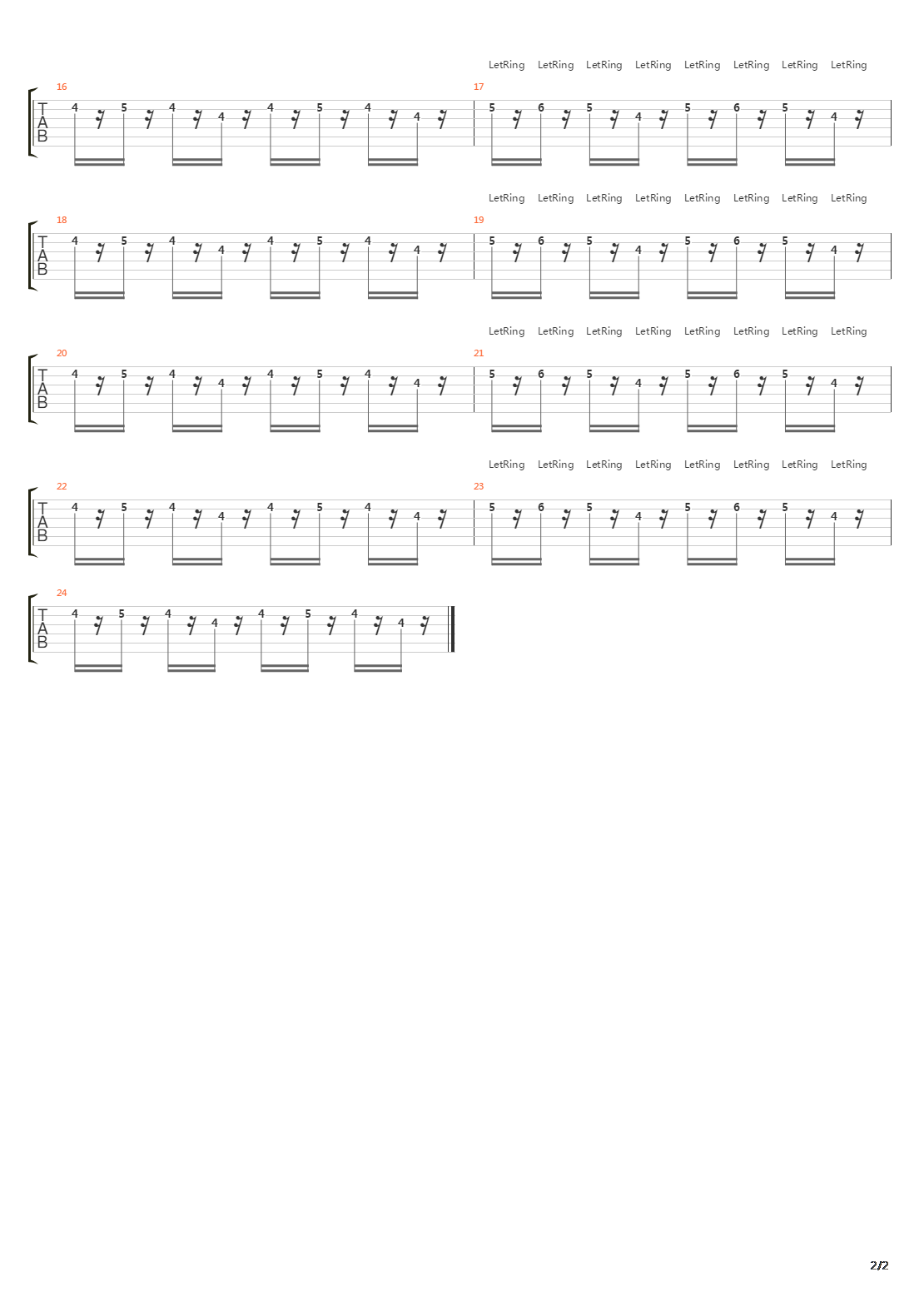 忍者龙剑传 - Stage 4-3吉他谱