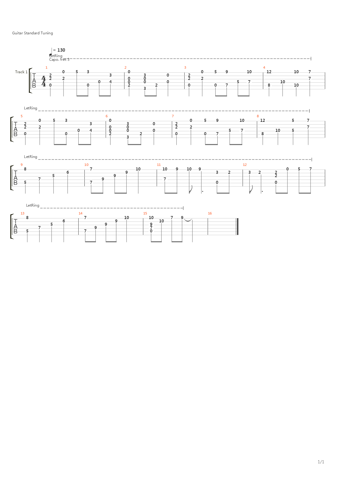 屠龙记 - Character Select Screen吉他谱