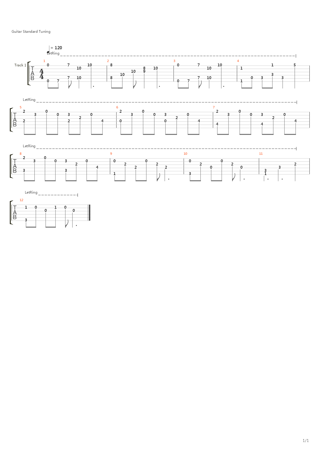 屠龙记 - Inventory Screen吉他谱