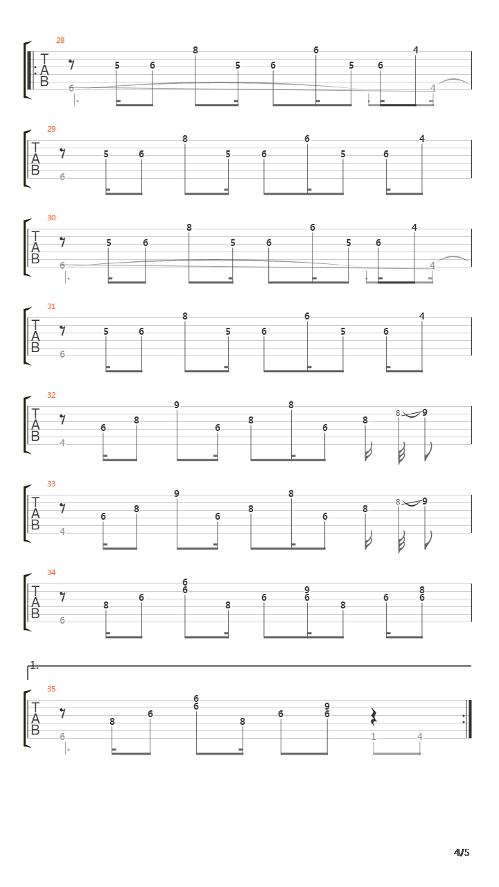 仙境传说 - Theme of Al de Baran(艾尔帕兰)吉他谱