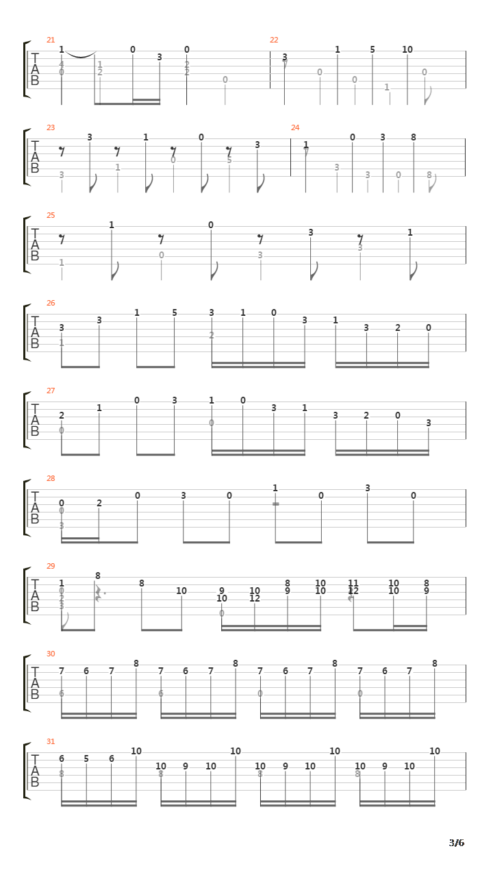 勇者斗恶龙 - Castle - Gavotte de Chateau吉他谱