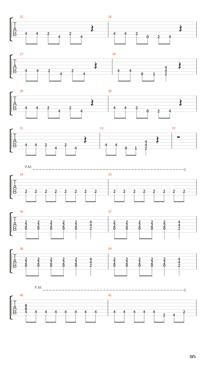 战斗蛙与双截龙 - Stage 5吉他谱