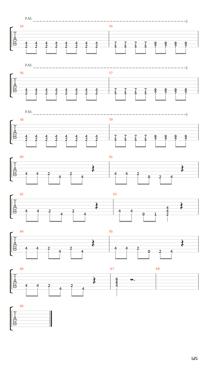 战斗蛙与双截龙 - Stage 5吉他谱