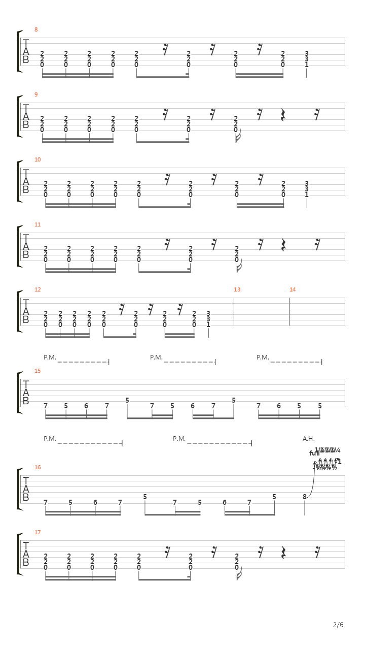 真三国无双 4 - Straight Ahead吉他谱