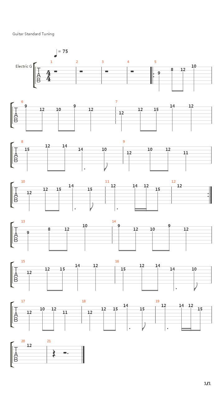 最终幻想4 - Long Way to Go吉他谱