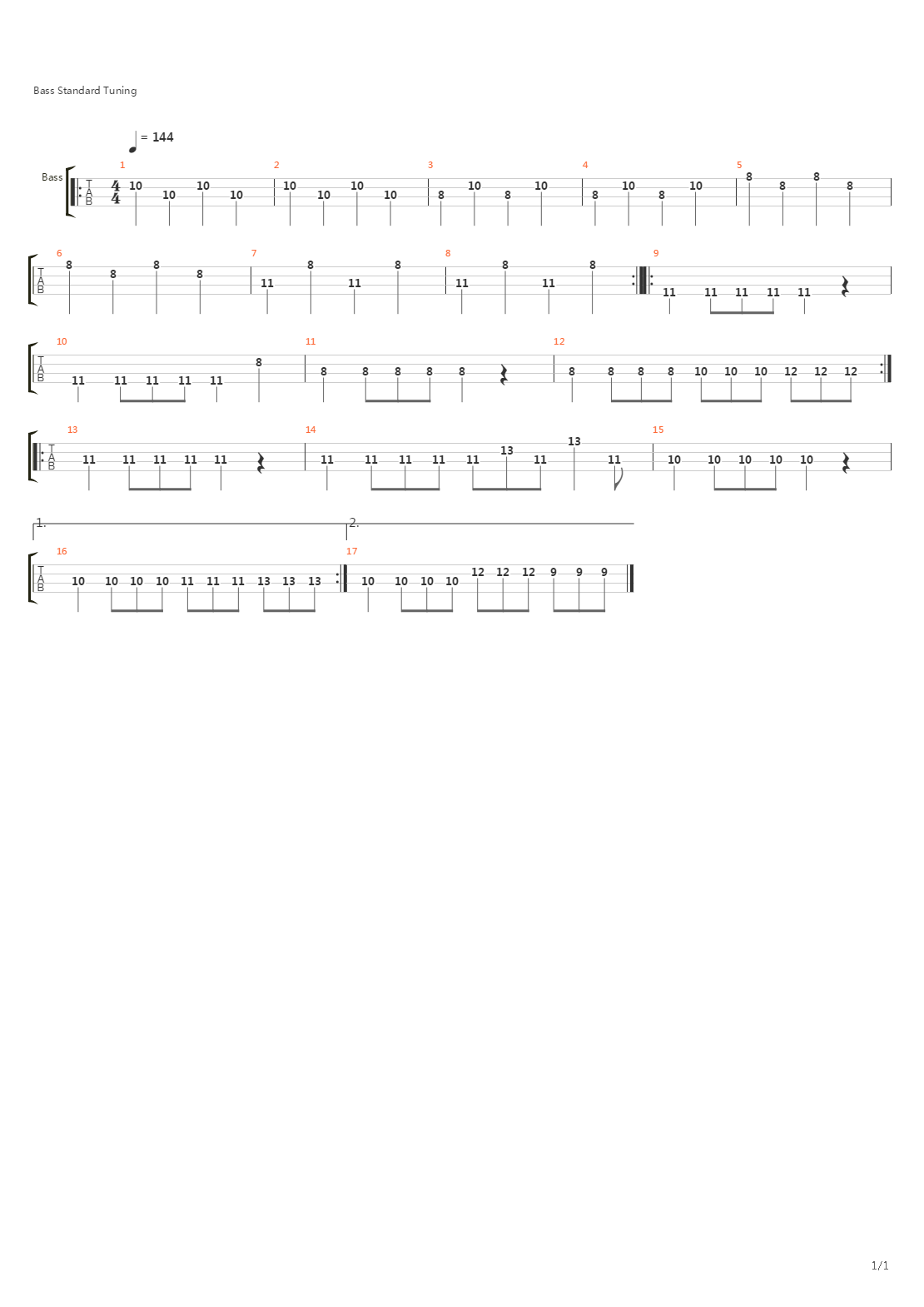 最终幻想4 - Tower of Bab-Il吉他谱