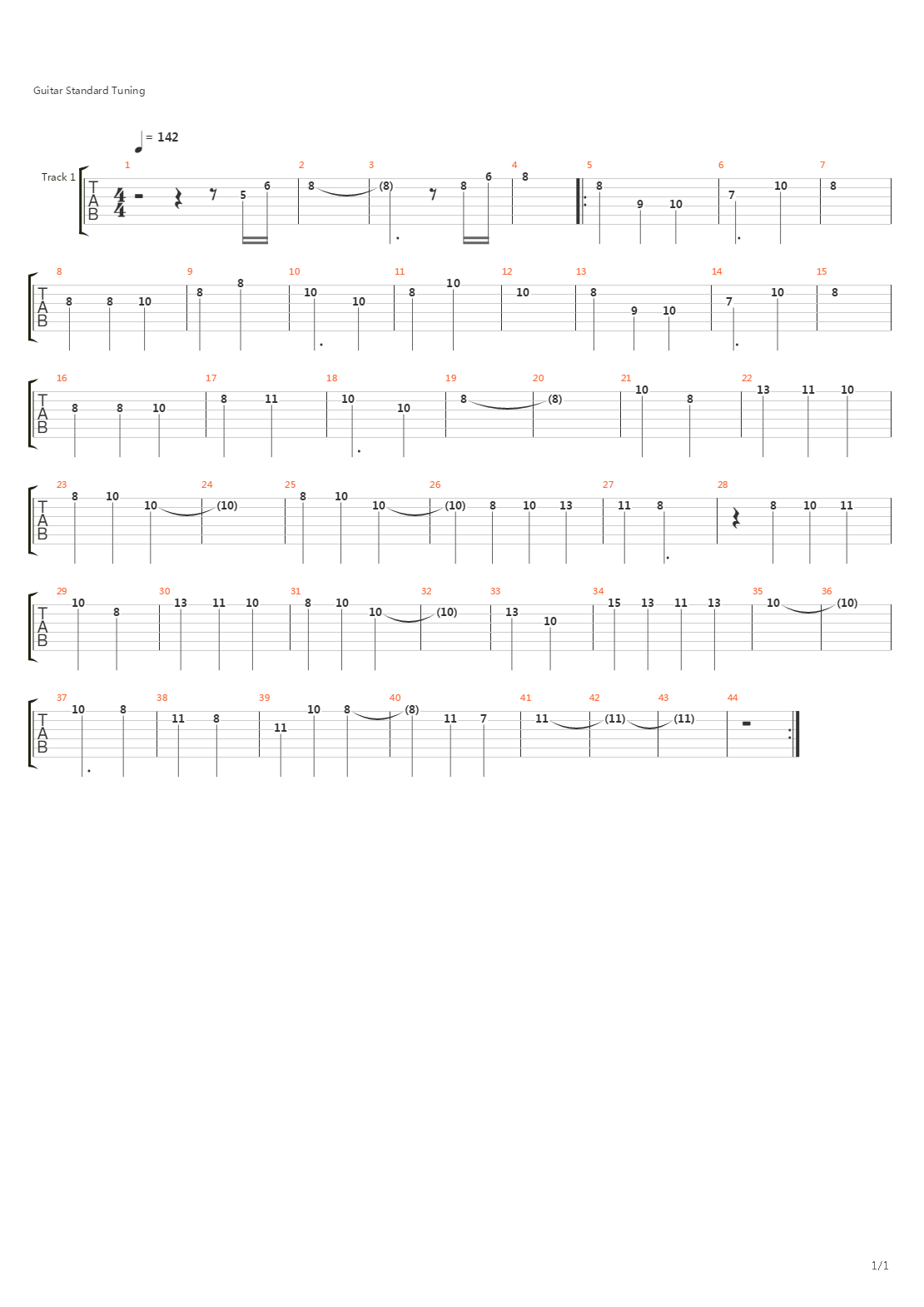 最终幻想5 - Ahead on Our Way吉他谱