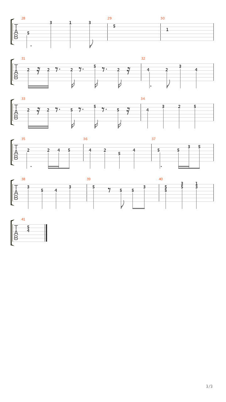 最终幻想5 - Battle Theme吉他谱