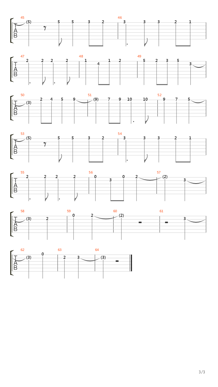 最终幻想6 - Aria de Mezzo Carattere(アリア)吉他谱