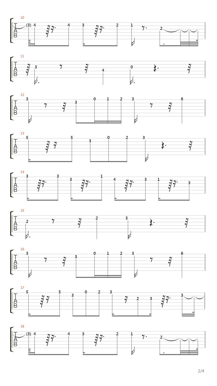 最终幻想6 - Gogo's Theme(ゴゴのテーマ)吉他谱