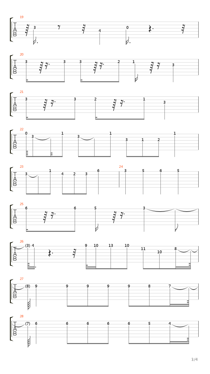 最终幻想6 - Gogo's Theme(ゴゴのテーマ)吉他谱