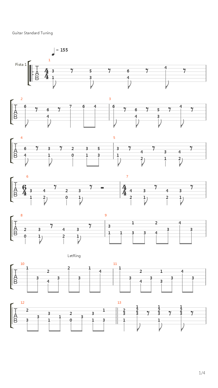 最终幻想6 - Kefka's Theme(魔导士ケフカ)吉他谱