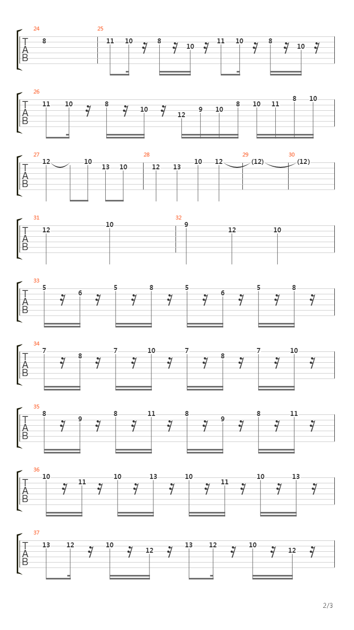 最终幻想6 - Setzer's Theme(セッツァーのテーマ)吉他谱