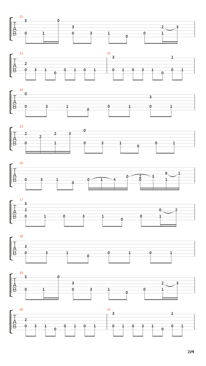 最终幻想8 - Only a Plank Between One and Perdition吉他谱
