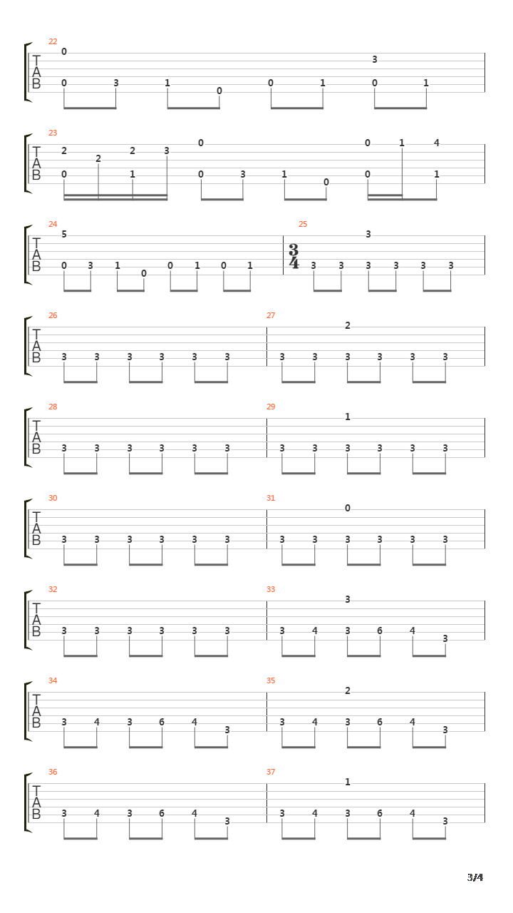 最终幻想8 - Only a Plank Between One and Perdition吉他谱