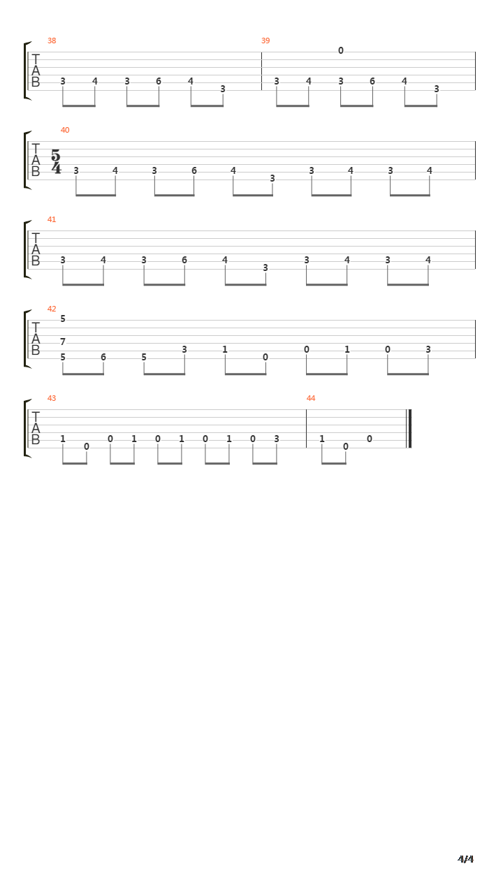 最终幻想8 - Only a Plank Between One and Perdition吉他谱