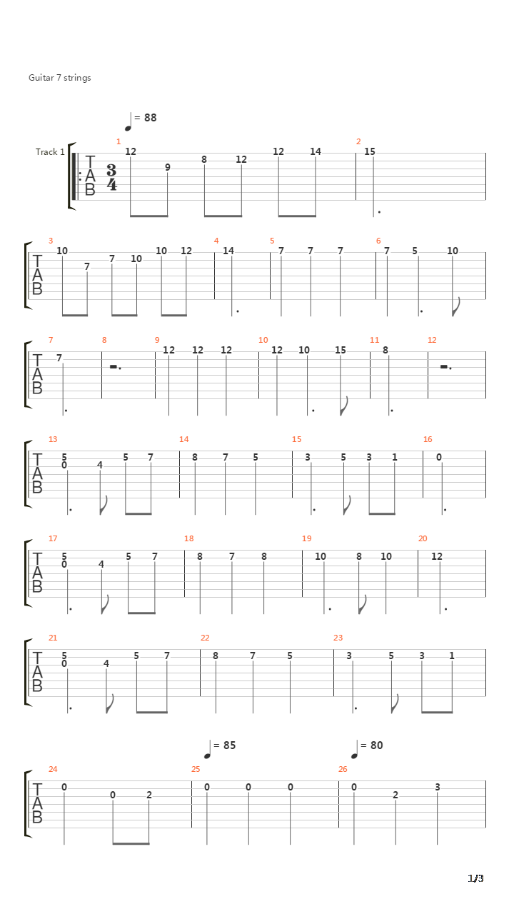 最终幻想10 - ザナルカンドにて(To Zanarkand)吉他谱