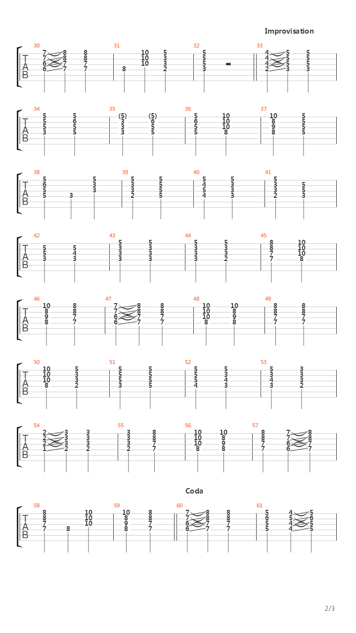 最终幻想10 - リュックのテーマ(Rikku's Theme)吉他谱