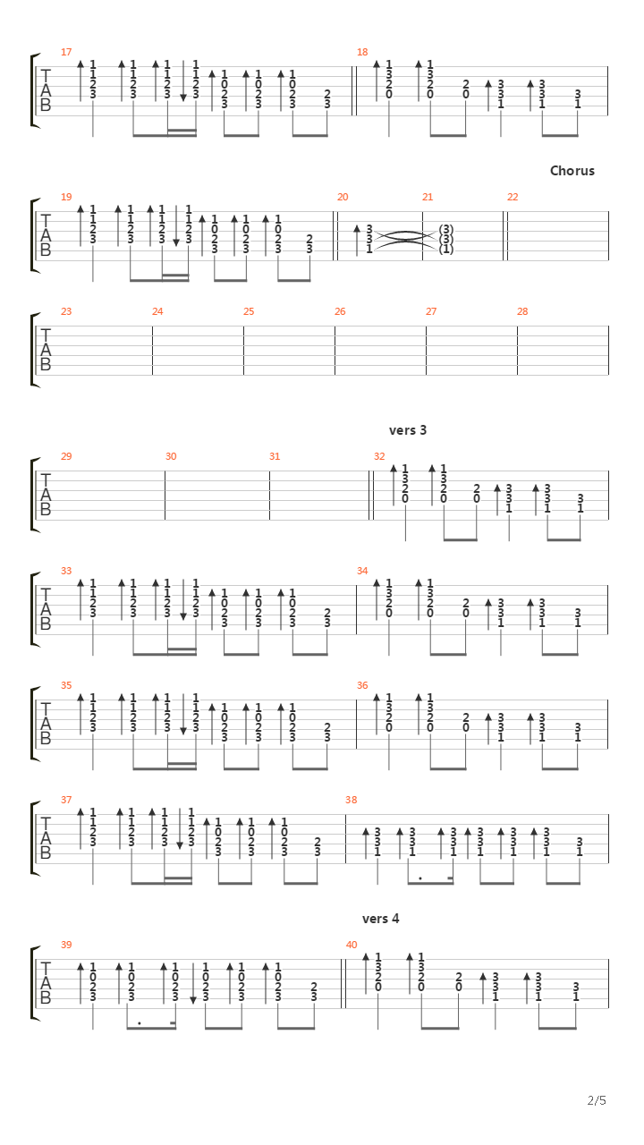 21 Guns吉他谱